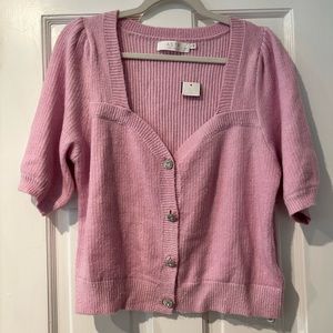 Pink, short sleeved ASTR Sweater